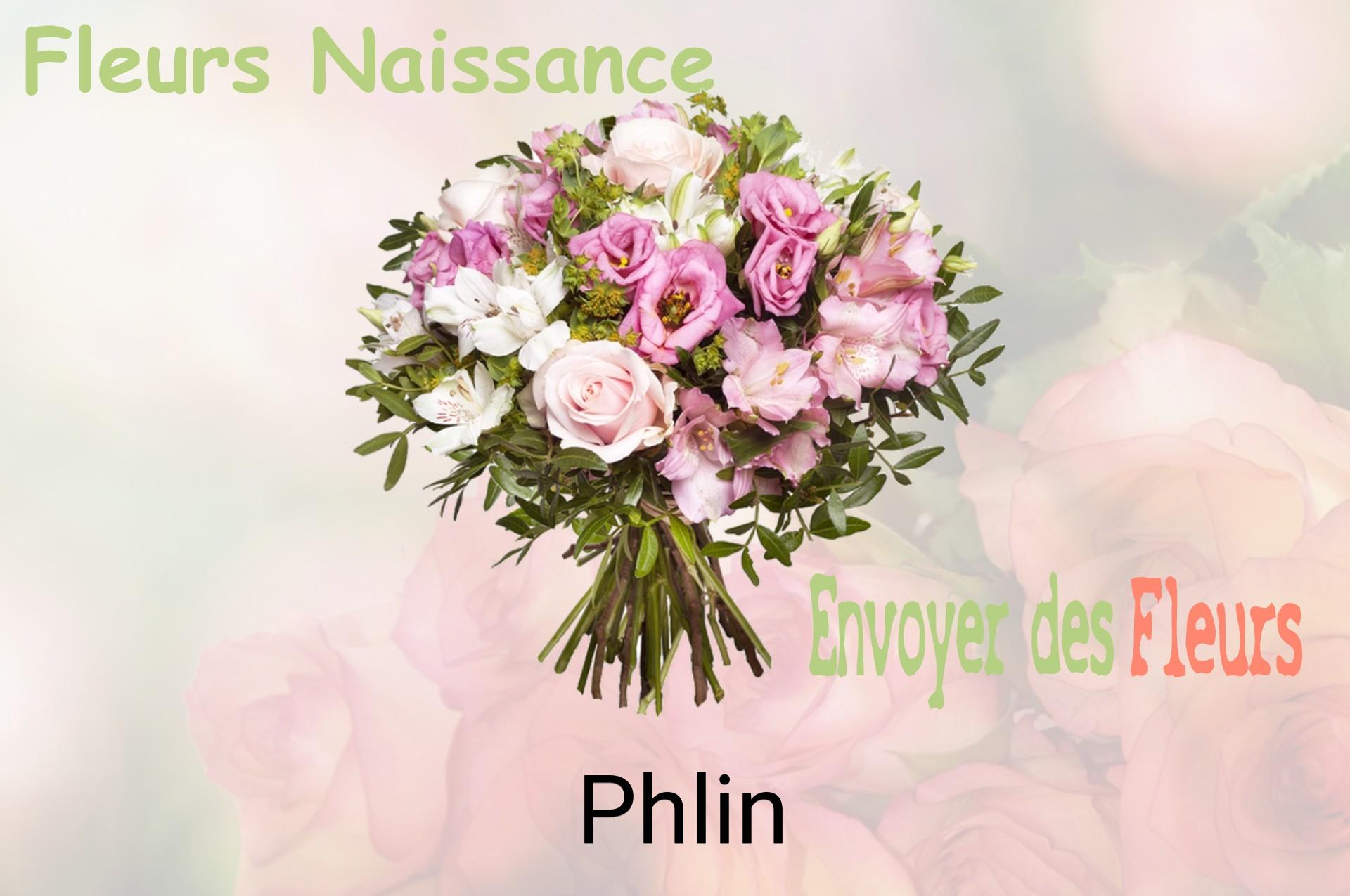 Bouquet de fleurs de naissance livré à Phlin